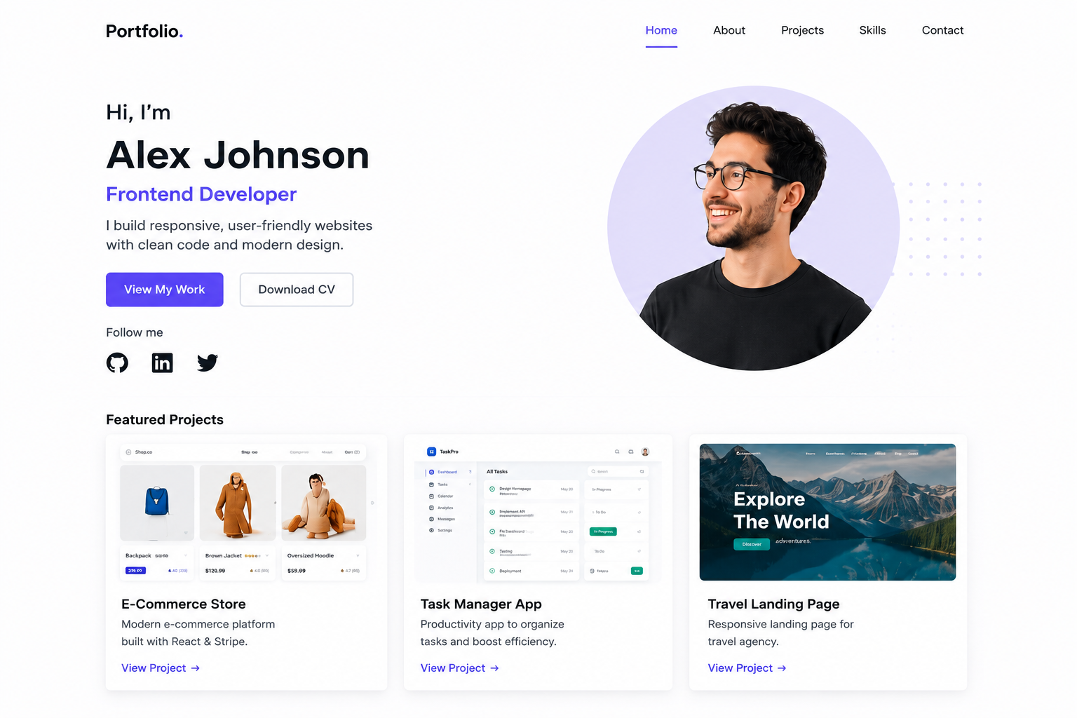 Live Project Structural Wireframe